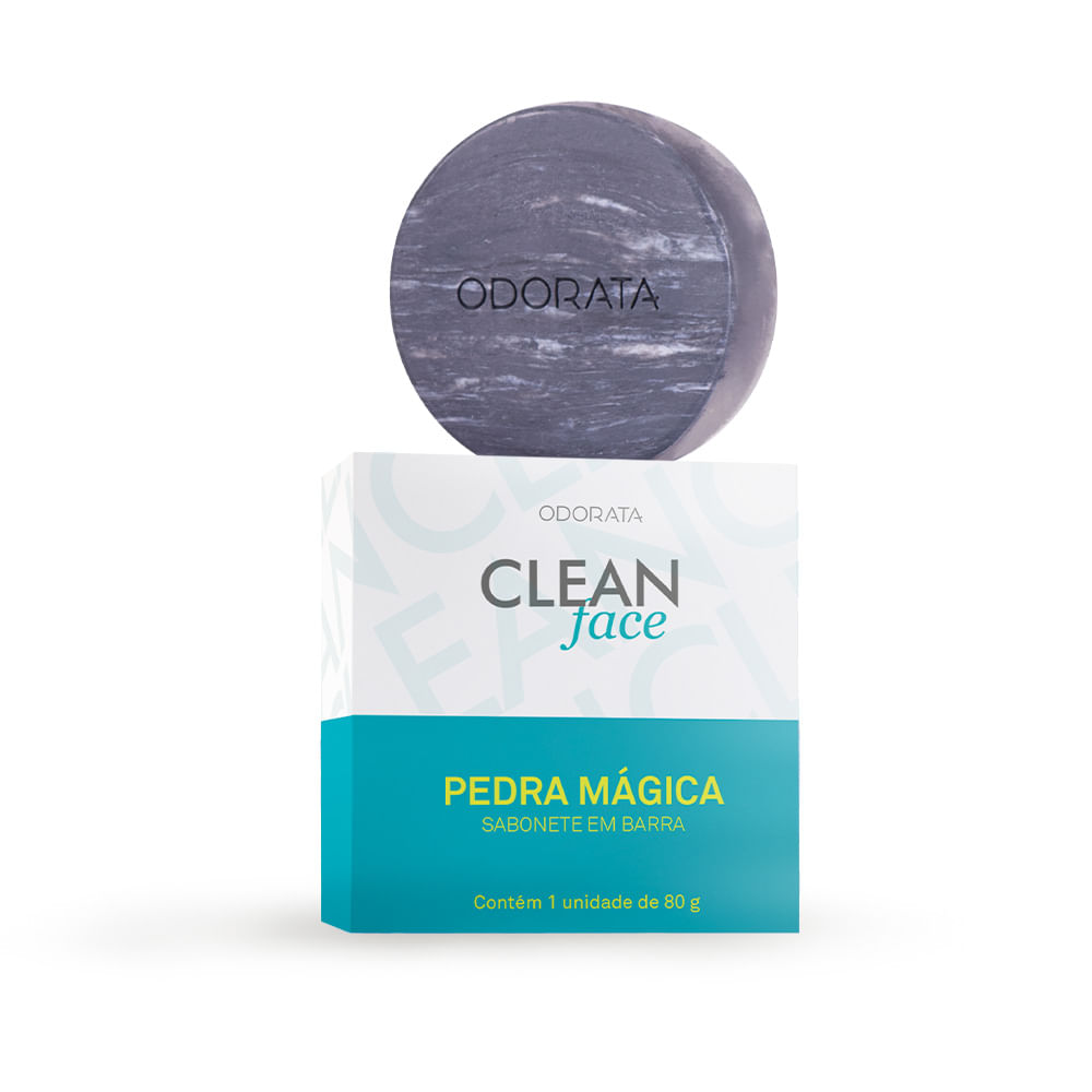 Sabonete em Barra Pedra Mágica Clean Face 80g | Odorata - Odorata